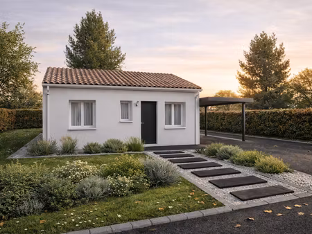 terrain avec maison neuve à vendre