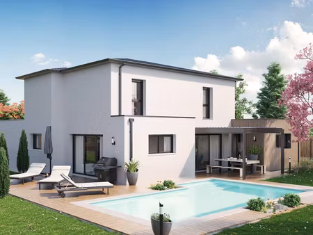 terrain avec maison neuve à vendre