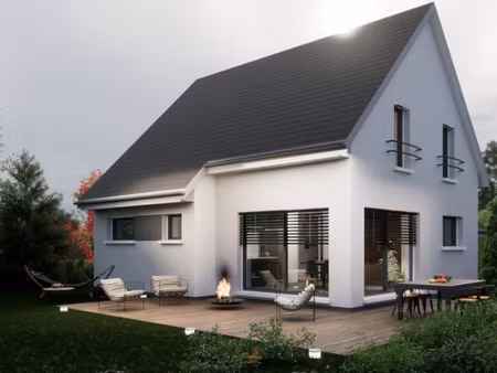 terrain avec maison neuve à vendre