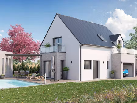 terrain avec maison neuve à vendre