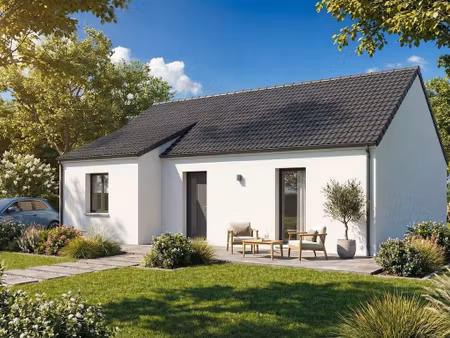 terrain avec maison neuve à vendre