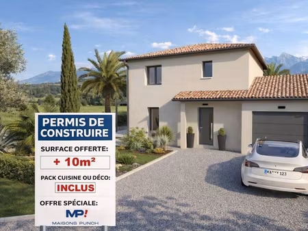 terrain avec maison neuve à vendre