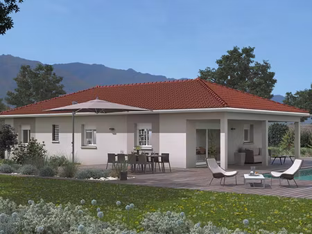 terrain avec maison neuve à vendre