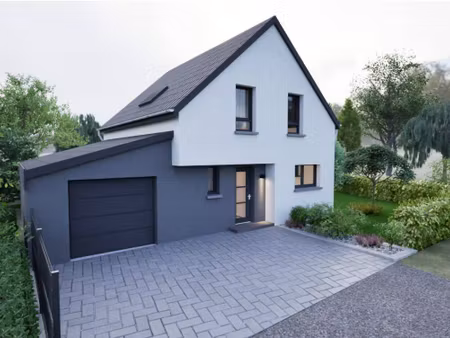 terrain avec maison neuve à vendre