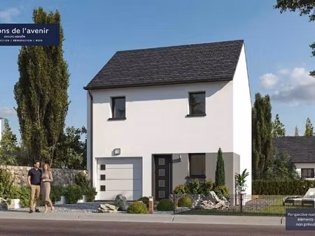 terrain avec maison neuve à vendre