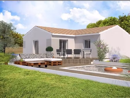 terrain avec maison neuve à vendre