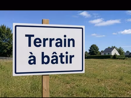 terrain constructible à vendre