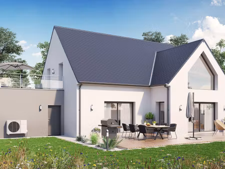 terrain avec maison neuve à vendre