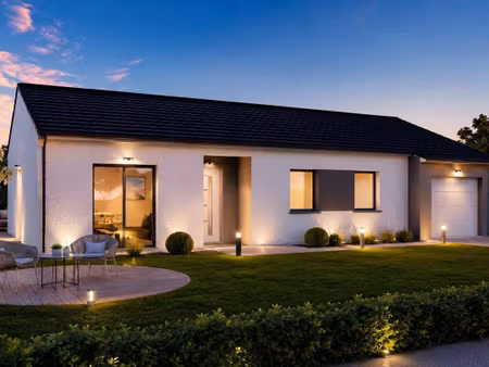 terrain avec maison neuve à vendre