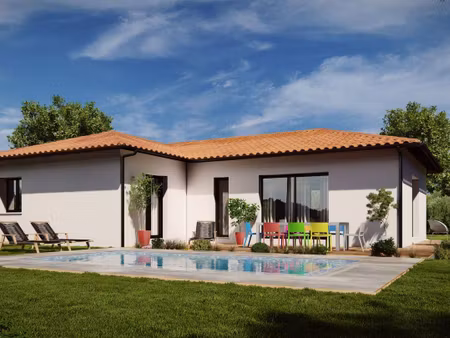 terrain avec maison neuve à vendre