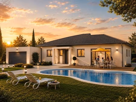 terrain avec maison neuve à vendre