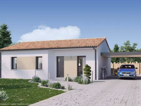 terrain avec maison neuve à vendre