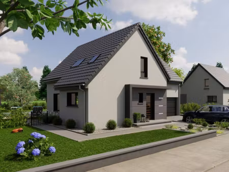 terrain avec maison neuve à vendre