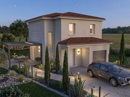 terrain avec maison neuve à vendre