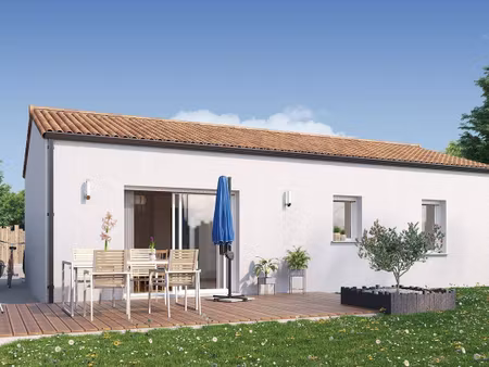 terrain avec maison neuve à vendre