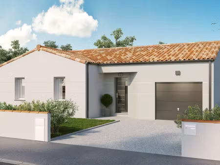 terrain avec maison neuve à vendre