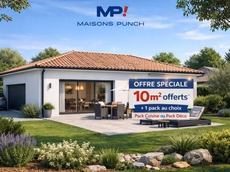 terrain avec maison neuve à vendre