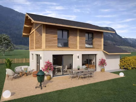 terrain avec maison neuve à vendre