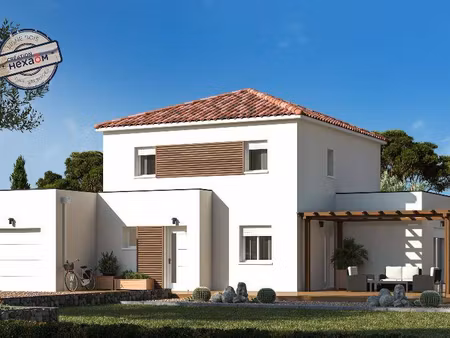 terrain avec maison neuve à vendre