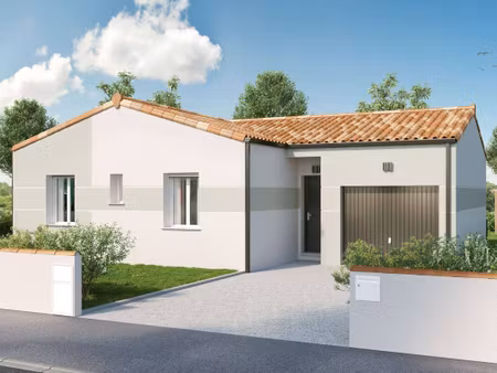 terrain avec maison neuve à vendre