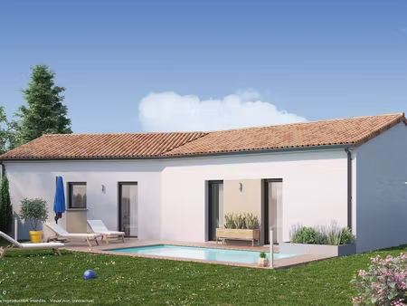 terrain avec maison neuve à vendre