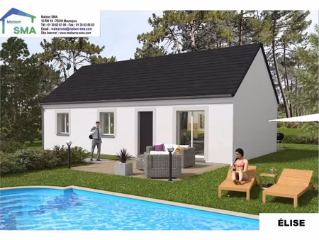 terrain avec maison neuve à vendre
