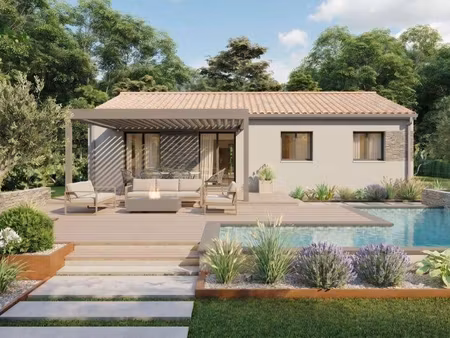 terrain avec maison neuve à vendre