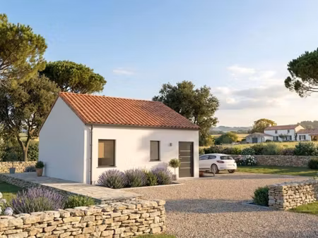 terrain avec maison neuve à vendre