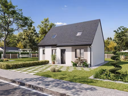 terrain avec maison neuve à vendre