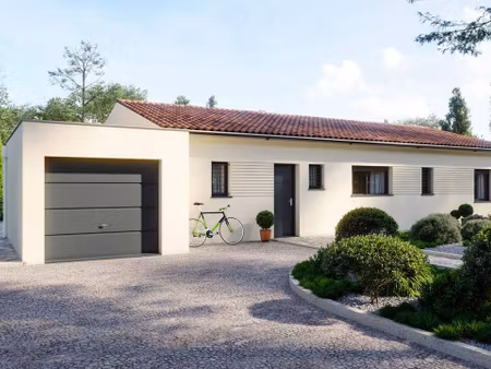 terrain avec maison neuve à vendre