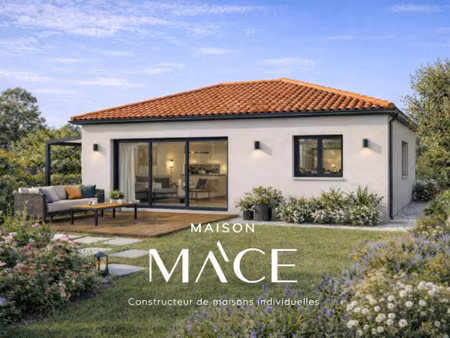 terrain avec maison neuve à vendre