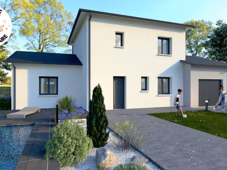 terrain avec maison neuve à vendre