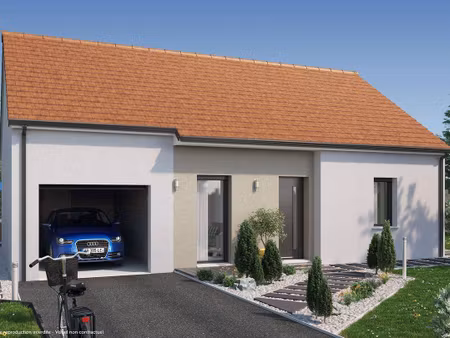 terrain avec maison neuve à vendre