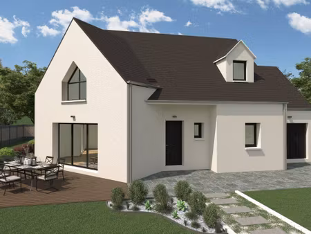 terrain avec maison neuve à vendre