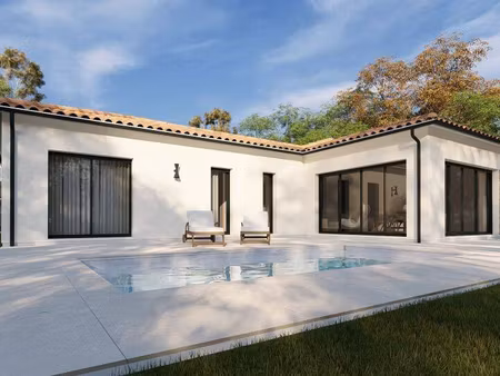 terrain avec maison neuve à vendre