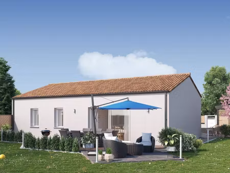 terrain avec maison neuve à vendre