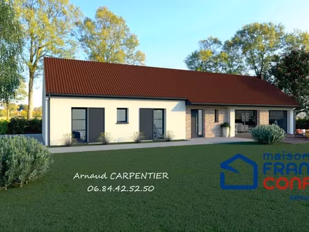 terrain avec maison neuve à vendre