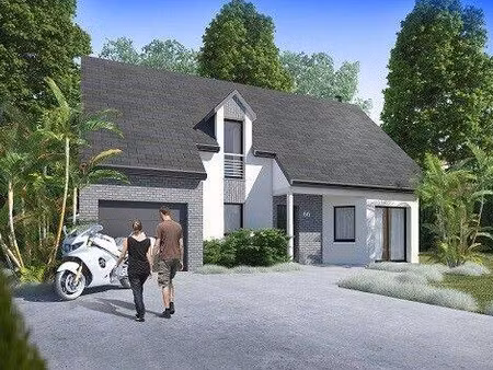 terrain avec maison neuve à vendre