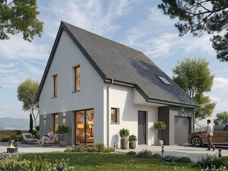 terrain avec maison neuve à vendre
