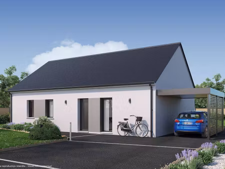 terrain avec maison neuve à vendre