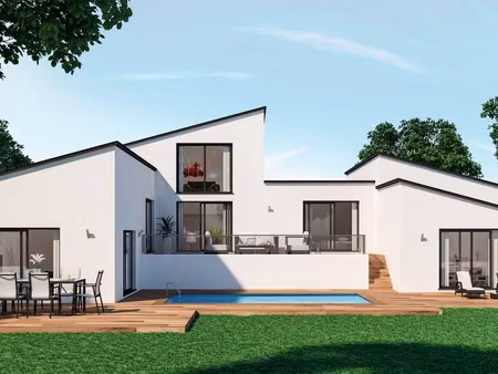 terrain avec maison neuve à vendre
