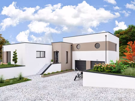 terrain avec maison neuve à vendre