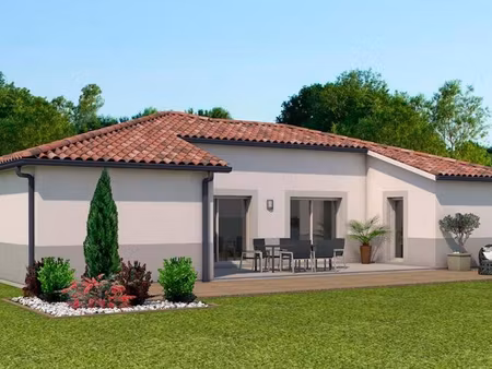 terrain avec maison neuve à vendre