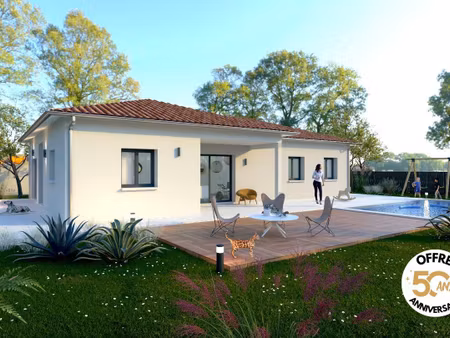 terrain avec maison neuve à vendre