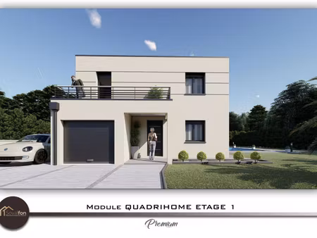 terrain avec maison neuve à vendre