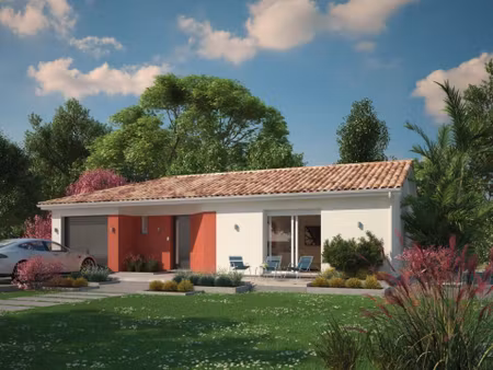 terrain avec maison neuve à vendre