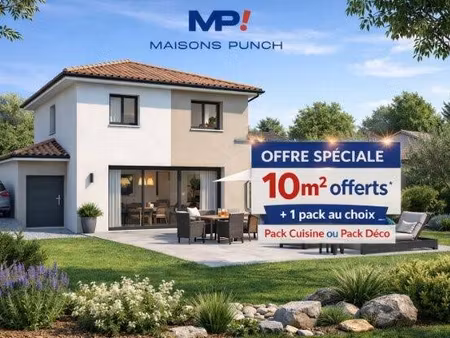 terrain avec maison neuve à vendre