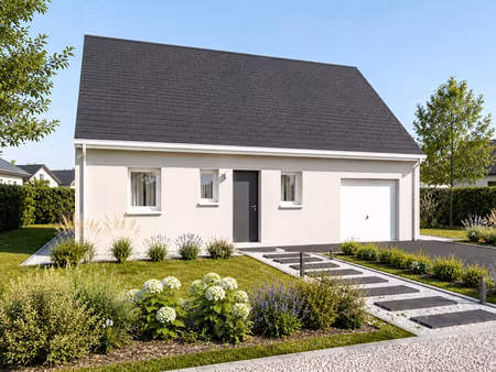 terrain avec maison neuve à vendre