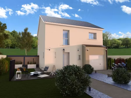 terrain avec maison neuve à vendre