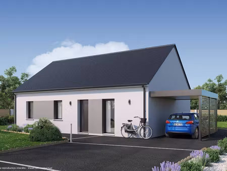terrain avec maison neuve à vendre